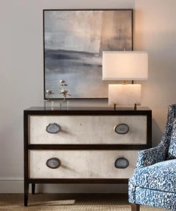 John Richard TABLE LAMP ALABASTER BLOCK Lighting