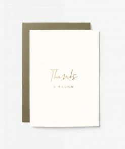 Nova Cornwall Gifts By Occasion CARD THANKS A MILLION