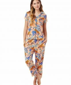 The Cat's Pajamas Tigress Pima Knit Capri (Available In 4 Sizes) Gifts By Recipient