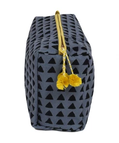 Gray Market Design Gifts By Recipient Toiletry Bag - Tunis Blue