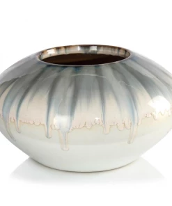 William Yeoward Crystal VASE DREAMY BLUE AND CREAM