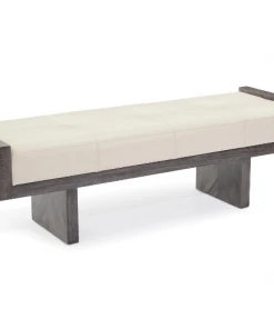 John Richard Gifts By Occasion BENCH WOOD & LEATHER