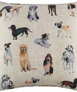 Annie Selke Company WOOF INDOOR/OUTDOOR DECORATIVE PILLOW