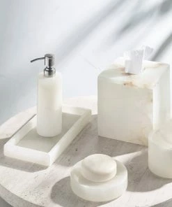 Kassatex Host/Hostess Alabaster Tray