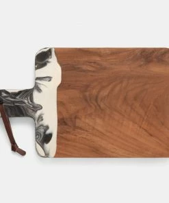 Gifts By Occasion Serving Board Austin Black Swirled By Blue Pheasant