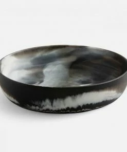 Serving Bowl Hugo Black Swirled Large By Blue Pheasant Gifts By Occasion