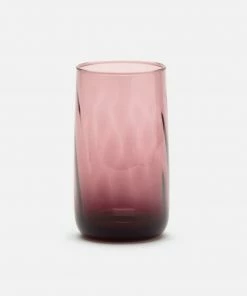 Highball Glass Ruby Amethyst By Blue Pheasant