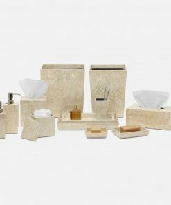 Pigeon & Poodle Bath Collection (Gold And White Lacquered Eggshell)