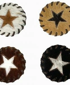 BS Trading Company Gifts By Occasion COASTERS STAR HIDE