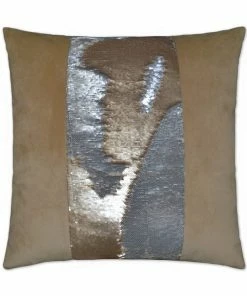 D.V. KAP Pillows DECORATIVE PILLOW - HYLEE II / Gold Host/Hostess