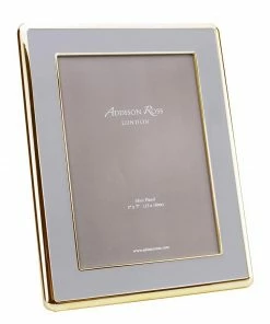 Addison Ross Gifts By Occasion Frame Enamel Gold Curved And Chiffon Grey