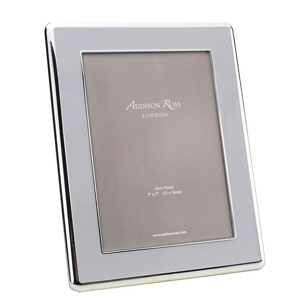 Addison Ross Gifts By Occasion Frame Enamel Chiffon Grey Silver Curved Addison Ross Gifts By Occasion Frame Enamel Chiffon Grey Silver Curved