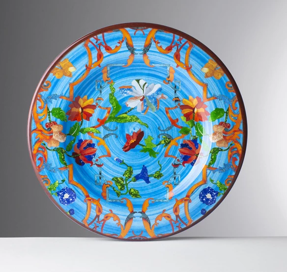 Pancale Turquoise Melamine (Available In 3 Sizes) By Mario Luca Giusti Pancale Turquoise Melamine (Available In 3 Sizes) By Mario Luca Giusti