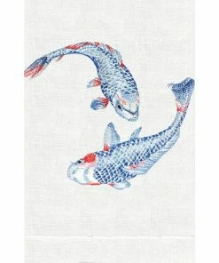 ANALI INC Gifts By Occasion GUEST TOWEL KOI