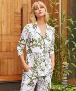 The Cat's Pajamas Gifts By Recipient Woodside Pima Knit Pajama (Available In 5 Sizes)