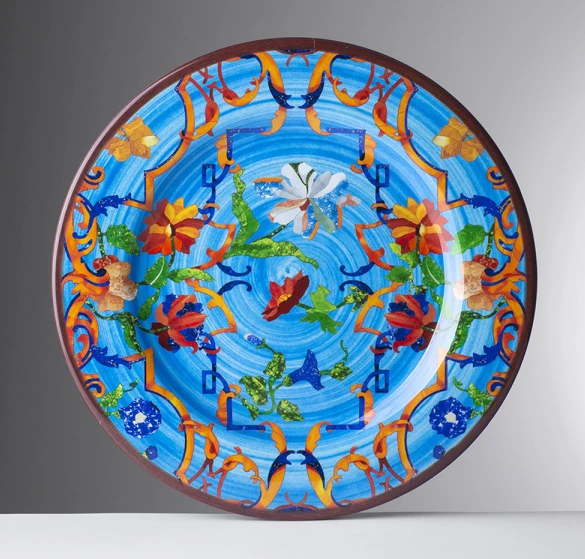 Pancale Turquoise Melamine (Available In 3 Sizes) By Mario Luca Giusti Pancale Turquoise Melamine (Available In 3 Sizes) By Mario Luca Giusti
