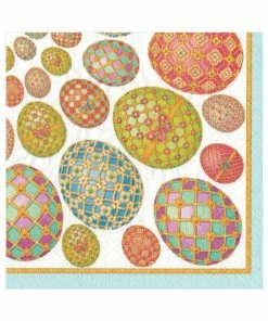 Caspari Gifts By Occasion IMPERIAL EGGS PAPER LUNCH NAPKIN