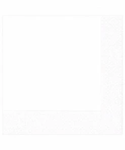 Caspari Gifts By Occasion WHITE PEARL PAPER LUNCH NAPKIN