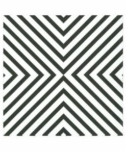 Caspari CHEVRON BLACK PAPER LUNCH NAPKIN Gifts By Occasion
