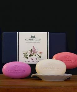 Gifts By Recipient NYBG TRIO OF FLORALS THREE BAR SOAP SET By Caswell Massey