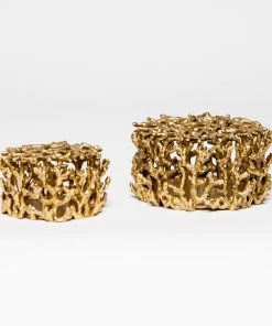 Made Goods Gifts By Occasion BOX BRASS ROUND - 2 Sizes Available