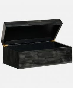 Made Goods HORN BOX DARK FAUX