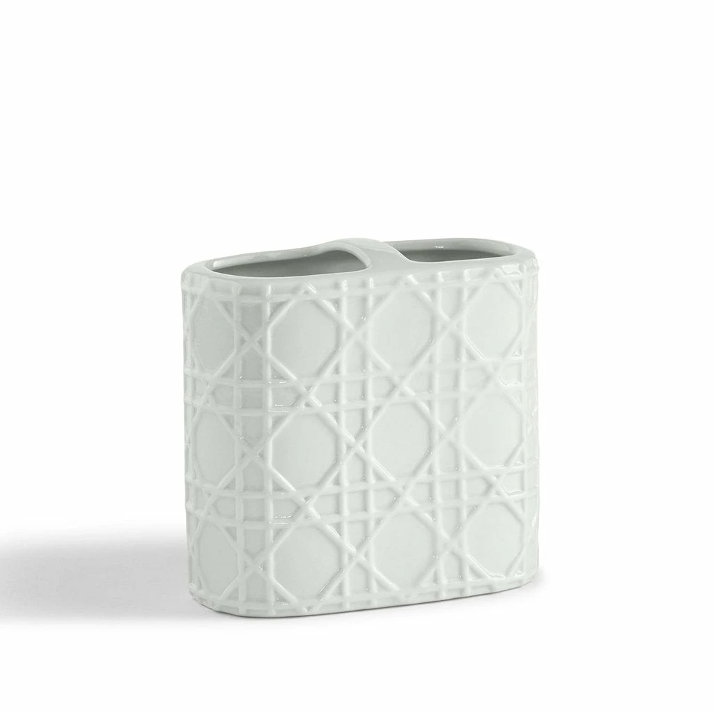 Kassatex White Rattan Toothbrush Holder Host/Hostess Kassatex White Rattan Toothbrush Holder Host/Hostess
