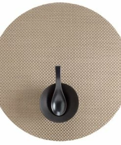 Chilewich Placemat Basketweave Round (Available In 2 Colors)