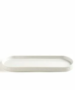 Kassatex Scalloped White Tray