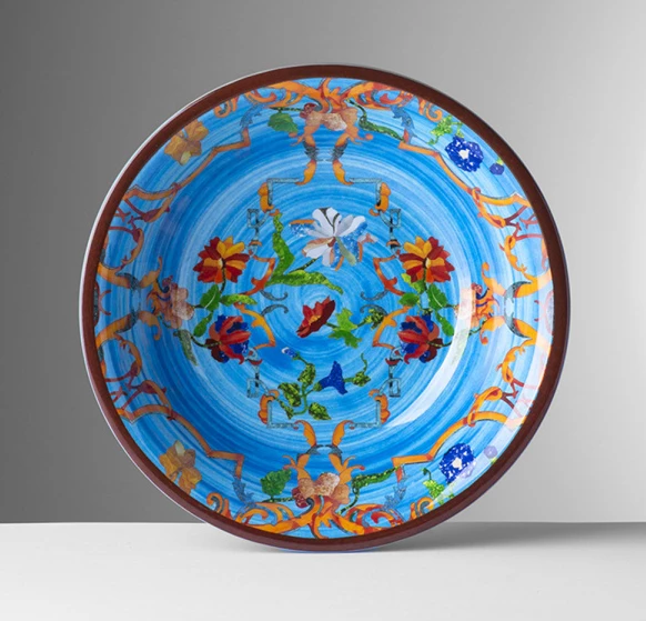 Pancale Turquoise Melamine (Available In 3 Sizes) By Mario Luca Giusti Pancale Turquoise Melamine (Available In 3 Sizes) By Mario Luca Giusti