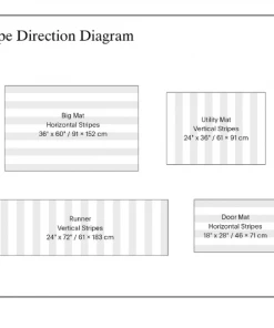 Gifts By Occasion Chilewich Floormat Skinny Stripe Shag Mats Steel (Available In Sizes) 2 Gifts By Occasion Chilewich Floormat Skinny Stripe Shag Mats Steel (Available In Sizes)