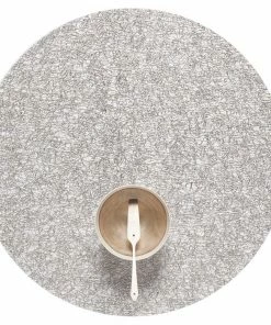 Chilewich Placemat Metallic Lace Round Placemat (Available In 2 Colors) Gifts By Occasion