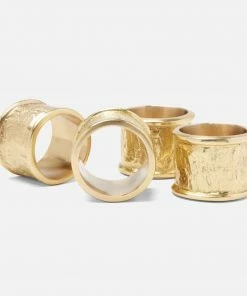 Napking Ring Melvin Gold By Blue Pheasant 3 Napking Ring Melvin Gold By Blue Pheasant
