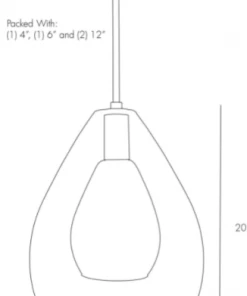 Arteriors PENDANT LAMP NALA Gifts By Occasion