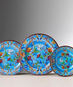 Pancale Turquoise Melamine (Available In 3 Sizes) By Mario Luca Giusti